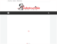 Tablet Screenshot of indestructibledogtoys.org